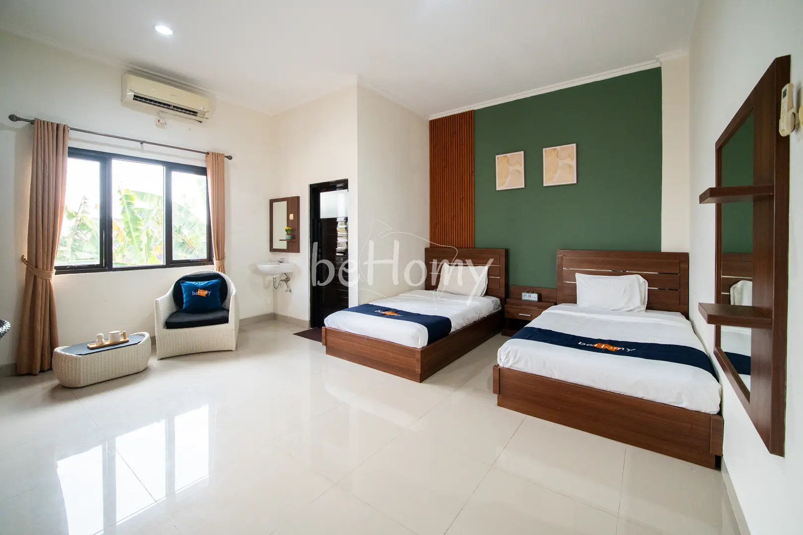foto kamar Tipe Twin Bed properti Behomy Harlin Solo